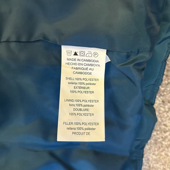 Michael Kors Women's Quilted Vest Full Zip Luxe Teal Size S - Small - NWT $125 - Picture 13 of 15